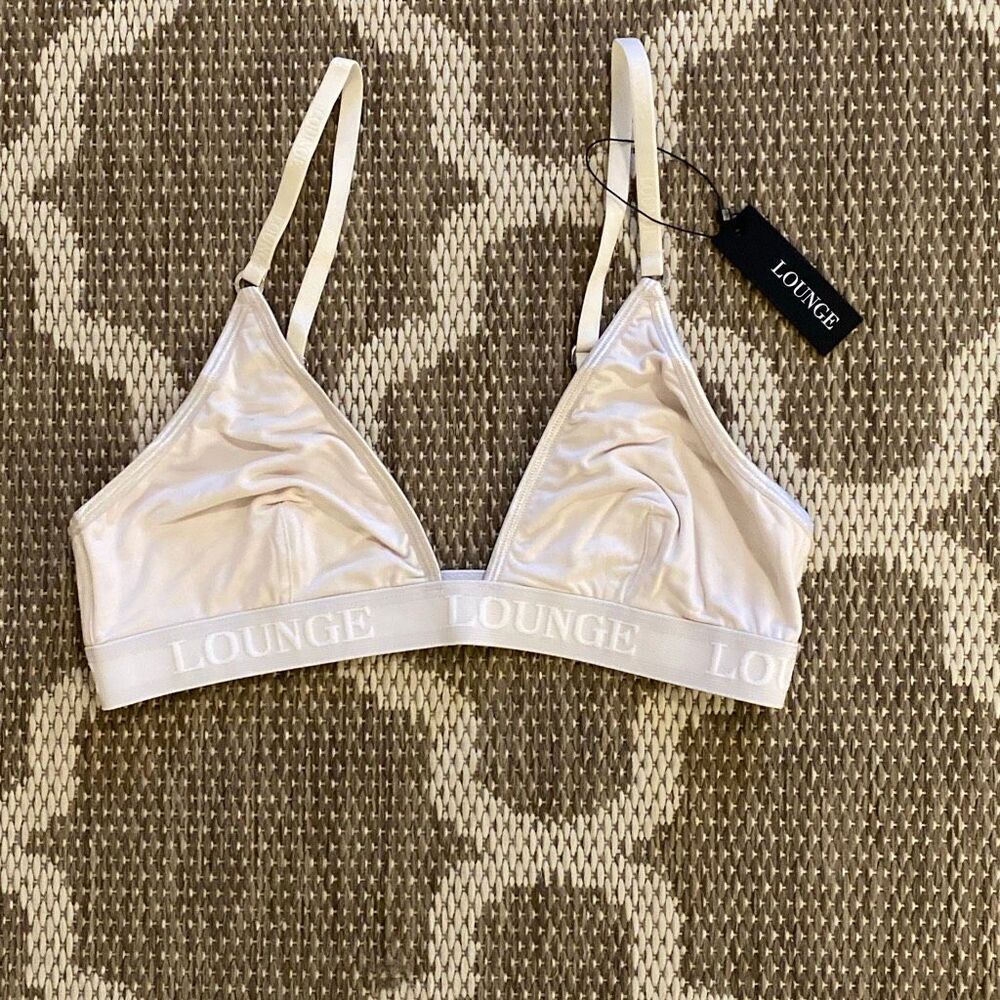 Lounge triangle bamboo, bra, size medium